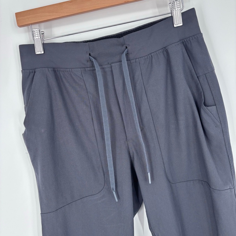 Lululemon ABC Jogger Mens Medium Obsidian Dark Grey Technical Pants Warpstreme